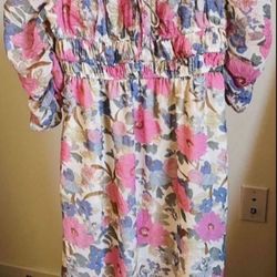 Midi Dress With Pockets Size XS ( Worn Only Once) - Pickup From Northridge Area 