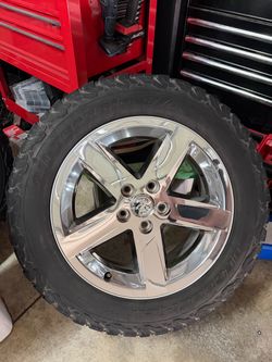 Dodge Ram Chrome Stocks Wheel Set 20x9