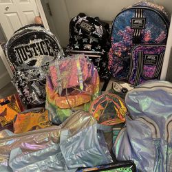 Justice Backpack & Bag Set