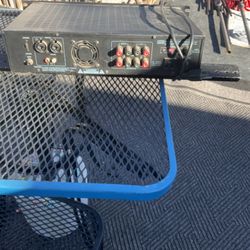 Complete Pa System 600watt Amp Small Mixer Also Have High Quality Cords