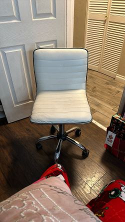 White Vanity Chair