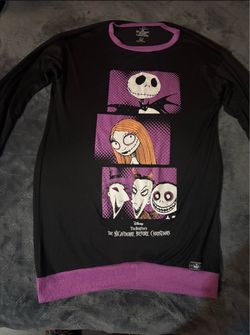 NIGHTMARE BEFORE CHRISTMAS PJ LONG LONGSLEEVE. SIZE SMALL $20