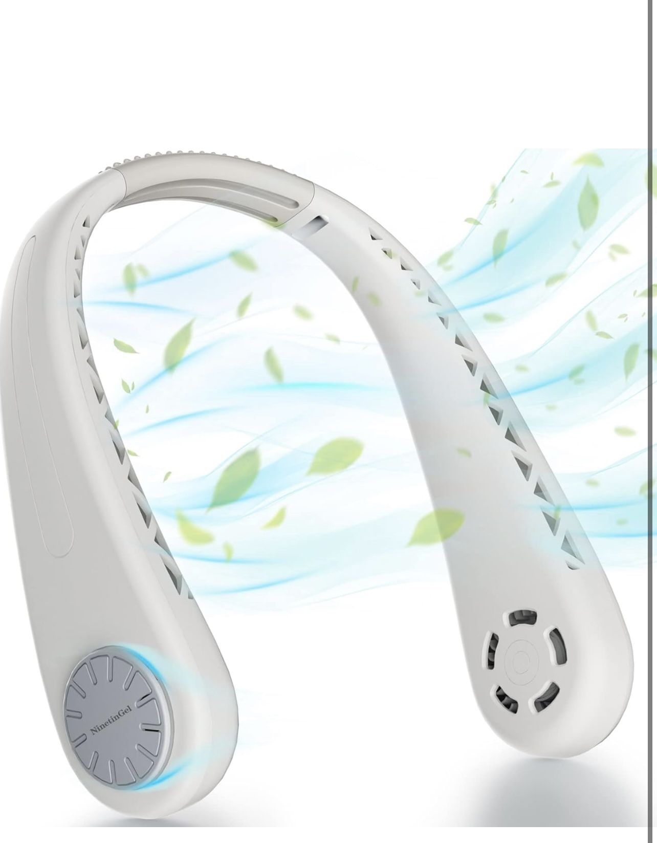 Portable Neck Fan, White