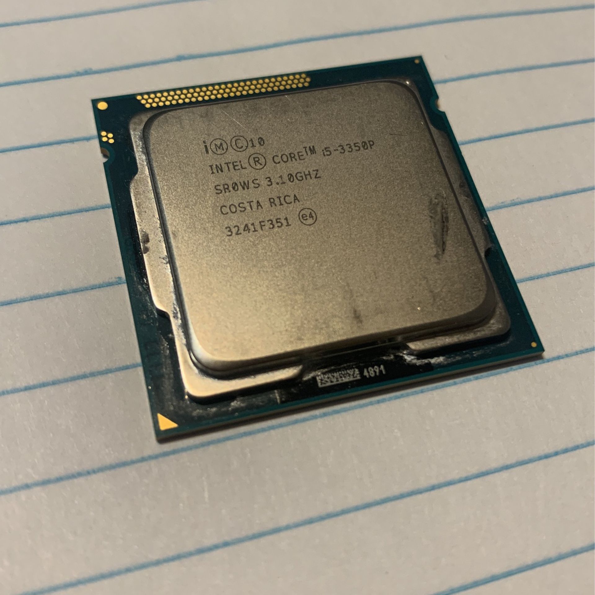 Intel core I5 3350p