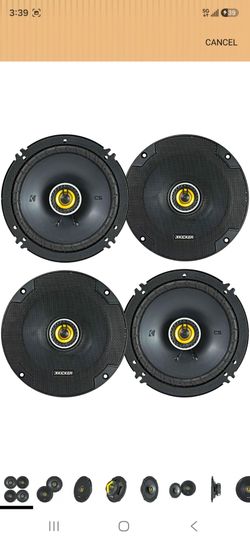 Kicker CS 6.5" car speakers