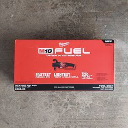New Milwaukee FUEL Cordless 7/16" Hole Hawg Right Angle Drill M18 - Tool Only