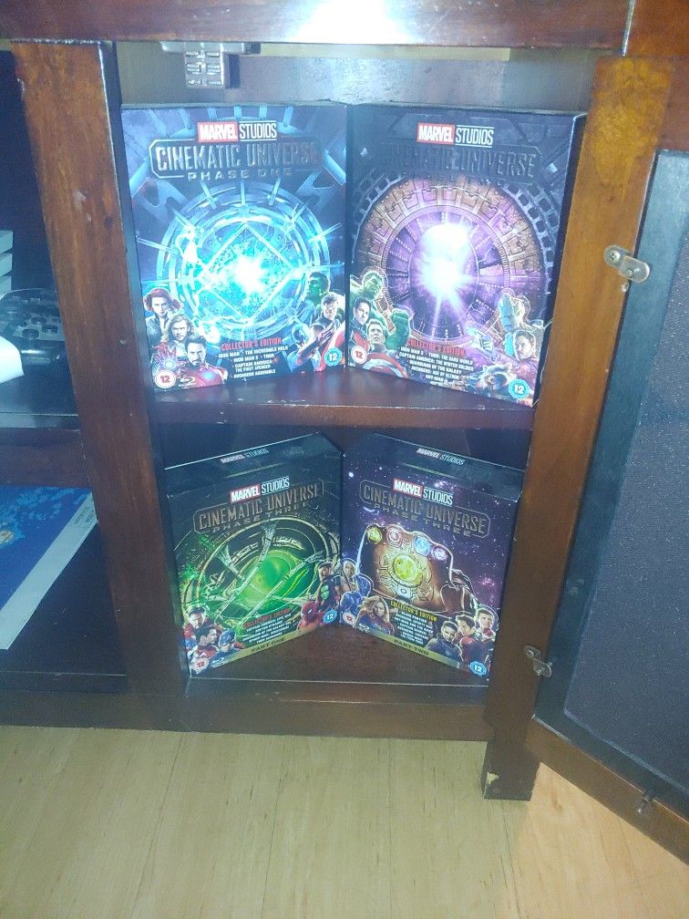 Marvel Collectors Boxs With Movies