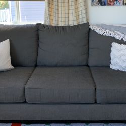 Gray 7ft Sofa