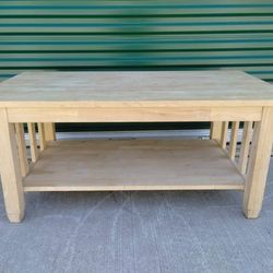 Mission Style Solid Wood Coffee Table