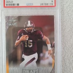2016 LEAF DRAFT " DAK PRESCOTT " GOLD #19 PSA 9