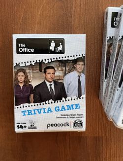 The Office TV show trivia card game