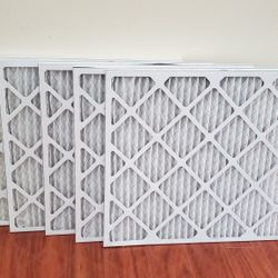 Custom Merv 8 Pleated  Air Filters 22x25x1 (5)