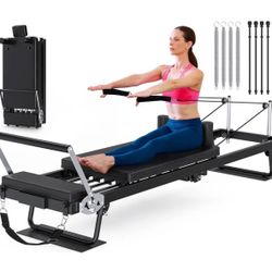 New Foldable Pilates Reformer, Pilates Machine & Equipment for  Home Use