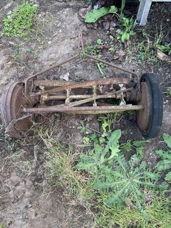 Vintage Push lawnmowers