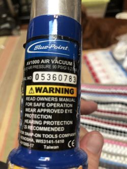 Blue-Point air vacuum