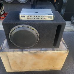 UN AMPLIFIER Y BOCINA 