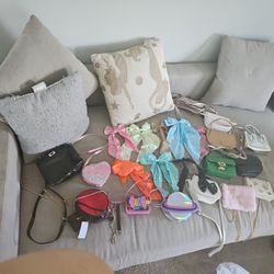 Hair Bows And Mini Purses 