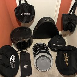 Drum Set Cases / Bags / Mesh Drumheads