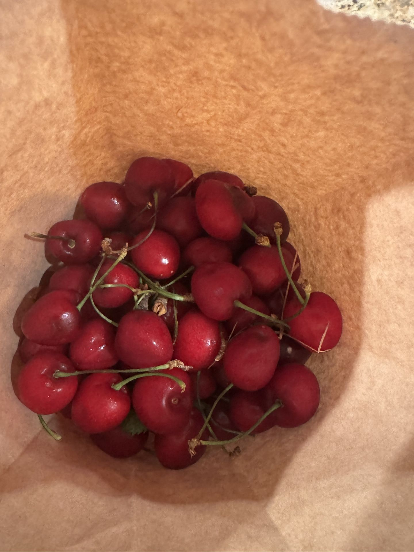 Bing and Rainer cherries