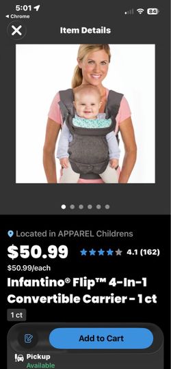Infantino baby carrier