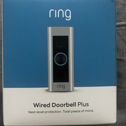 Brand New Ring Wired Doorbell Plus 