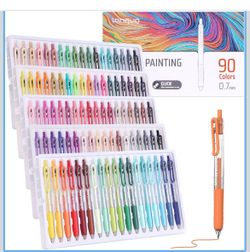 Languo 90 Color Acrylic Gel Pens 0.07mm
