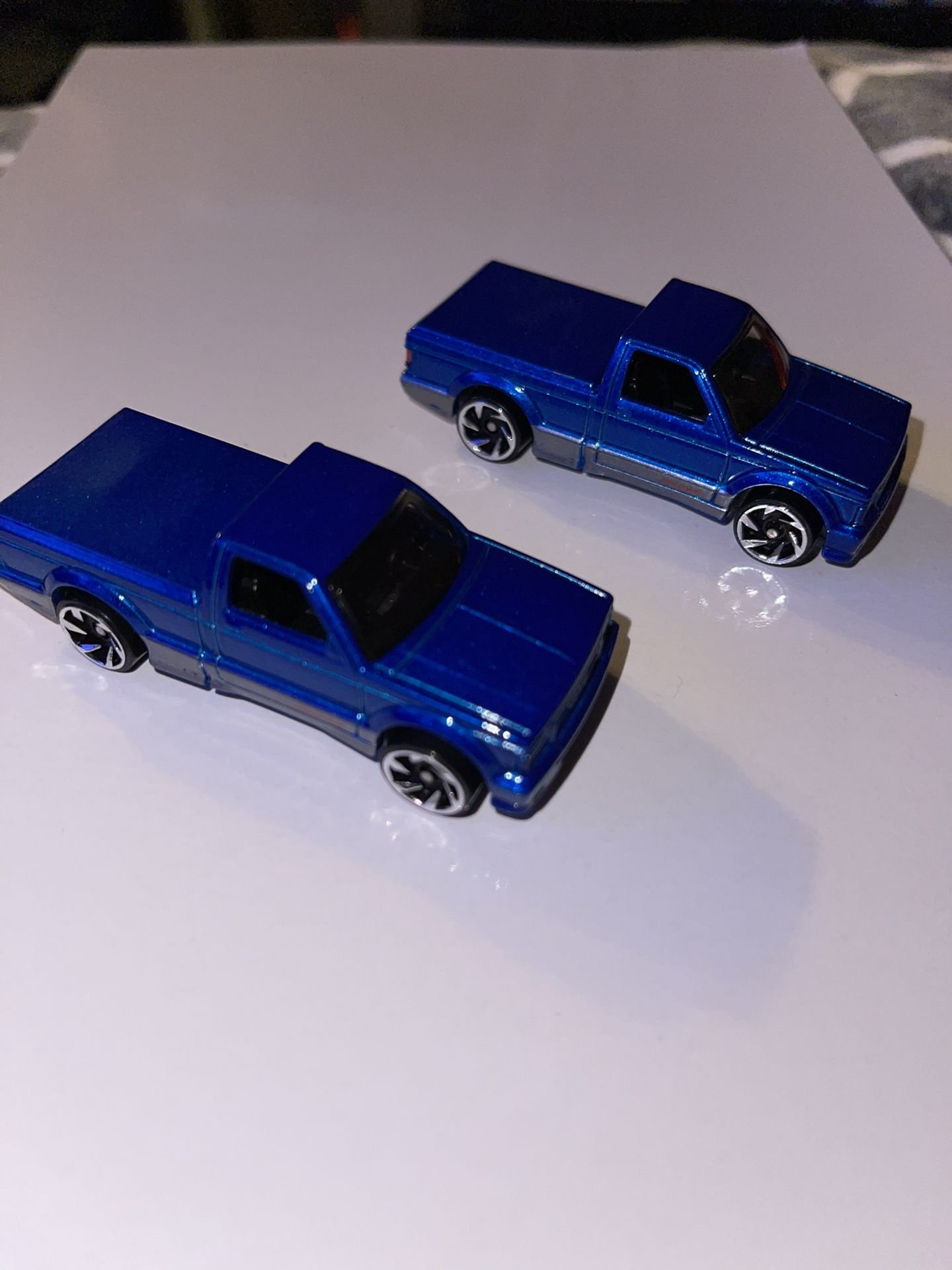 2021 HOT WHEELS '91 GMC SYCLONE #92 HW TURBO BLUE SQUAREBODY S10 PICKUP TRUCK