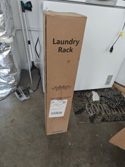 Rotating laundry drying rack(open box)