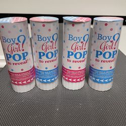 BOY- Gender Reveal Poppers