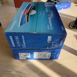 Samsung 27" White Curved Monitor 