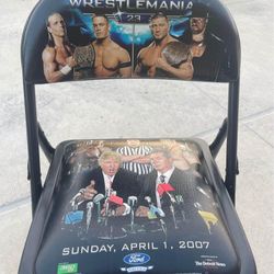 WWE Front Row Event Chair WrestleMania 23