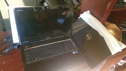 Dell laptop and bag