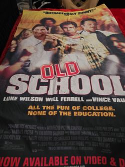 Old School Movie Promotional Poster