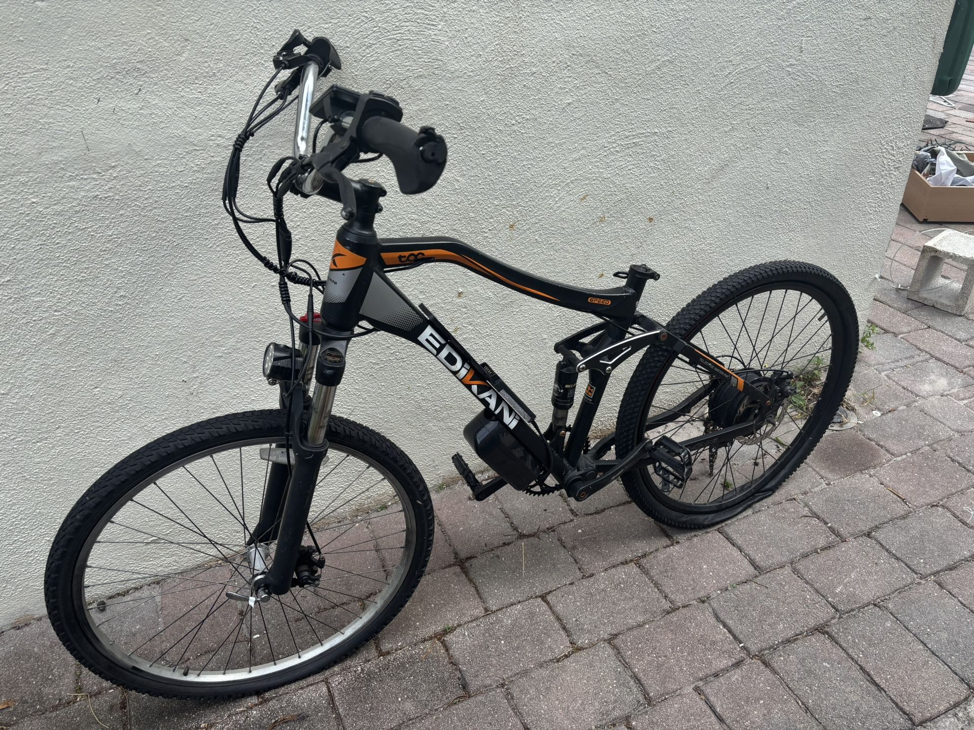 Edikani electric mountain bike.