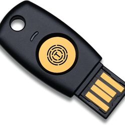 FIDO2 U2F Security Key Passkey Two-Factor Authentication (2FA) USB Key PIN+Touch (Non-Biometric) USB-A Type TrustKey T110