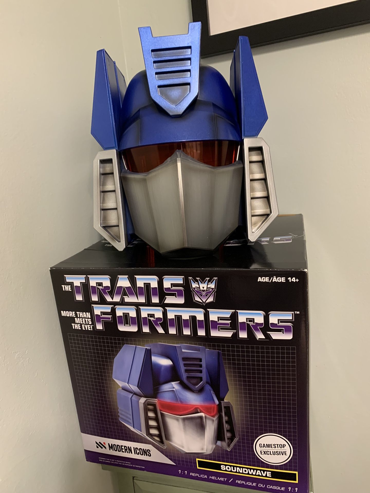 New Transformers Soundwave Helmet Replica size 1:1 Lights & Sounds & Wearable