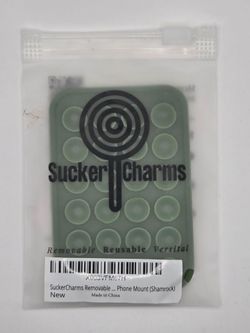 Suckercharms Reversible Two Sided Phone Mount (Shamrock)