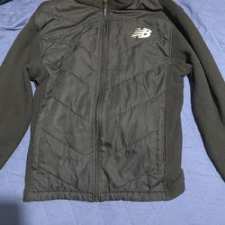 Black New Balance Zip Up Jacket