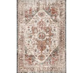 3ft X 5ft nuLOOM Prima Persian Vintage Area Rug, 3' x 5', Beige