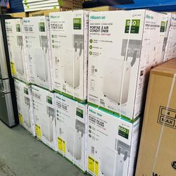 Hisense Portable AC 550SQ 8,000BTU 4 MODES DUAL HOSES