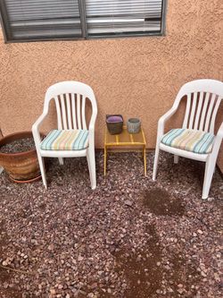 Patio chairs
