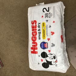 Huggies snug and dry diapers size 2 (38 count)