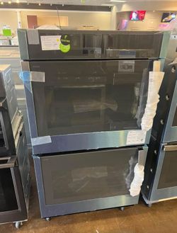 Built in Double wall oven GE appliances Swing door 30 inch wide