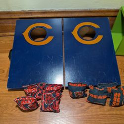 Cornhole Chicago Bears Theme For Kids Bean Bag Toss