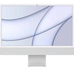 2021 Apple iMac 24” (M1, 8GB RAM, 256GB SSD) - Silver - Excellent Condition