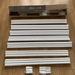 Brand New Allen Roth Faux Wood Blinds Valance  4- 37" 1-38" 6-35" (no clips)  $5/each or all for $50