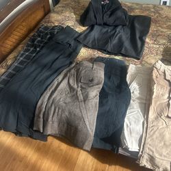 Ladies, Casual Pants, Capris, Pinstripe Suit, One Black Dress, And Dress Shorts, Loft.
