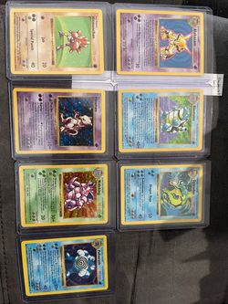 Vintage pokemon shadowless holo