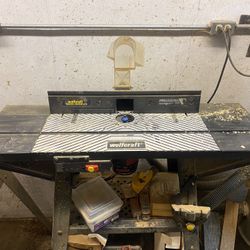 Wolfcraft Router Center 670 – Heavy Duty Router Table WITH Router