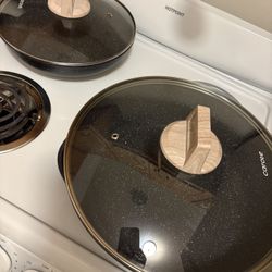 Frying Pans with Lids